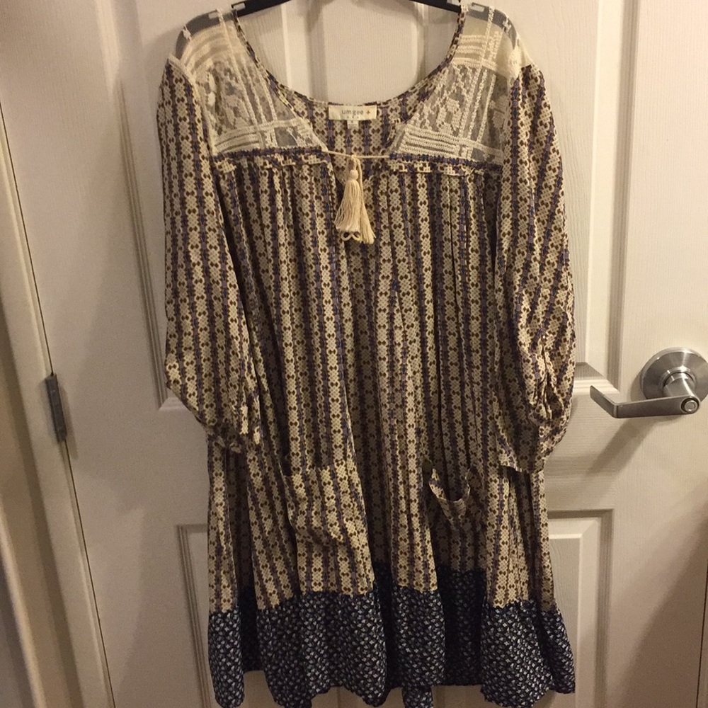 Oversized tunic dress